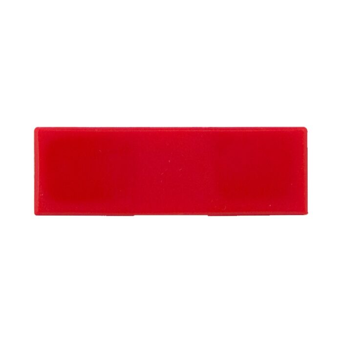 87160-label-holder-45-x-14-mm-red