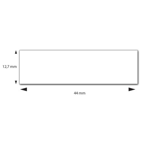 Zelfklevende perkamentetiketten 44 x 12,7 mm