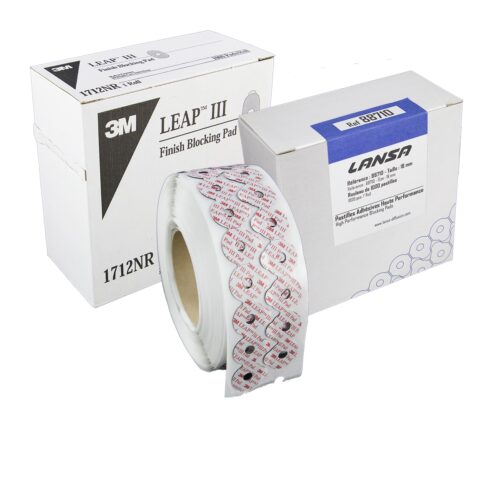 Optician's adhesive dots