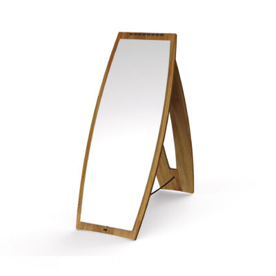 espejo de encaje de bambú
