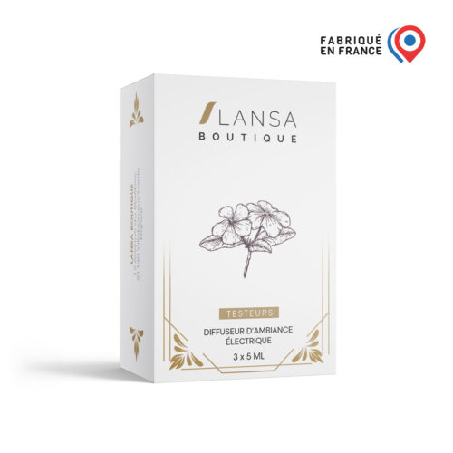 Boîte de testeurs de diffuseur d'ambiance électrique Lansa Boutique Fabriqué en France