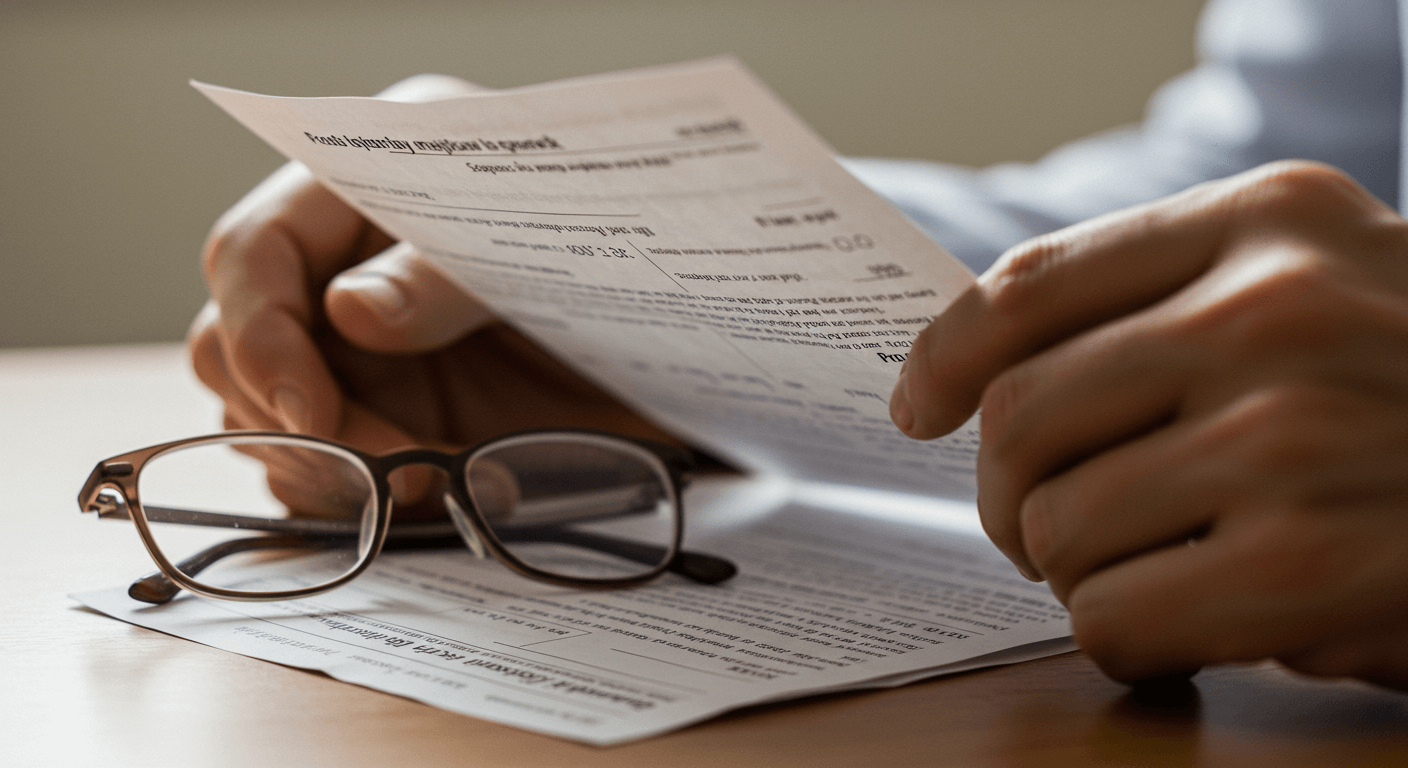 Lire ordonnance lunettes