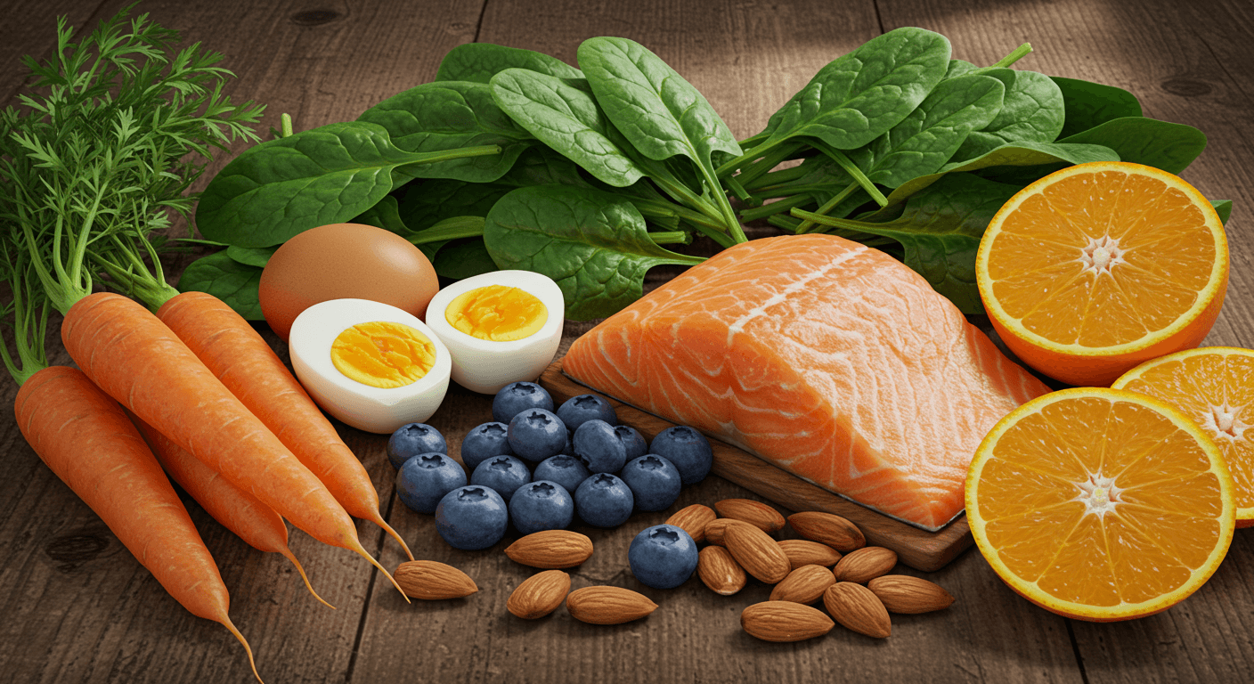 Nutrition et santé des yeux, meilleurs aliments vision